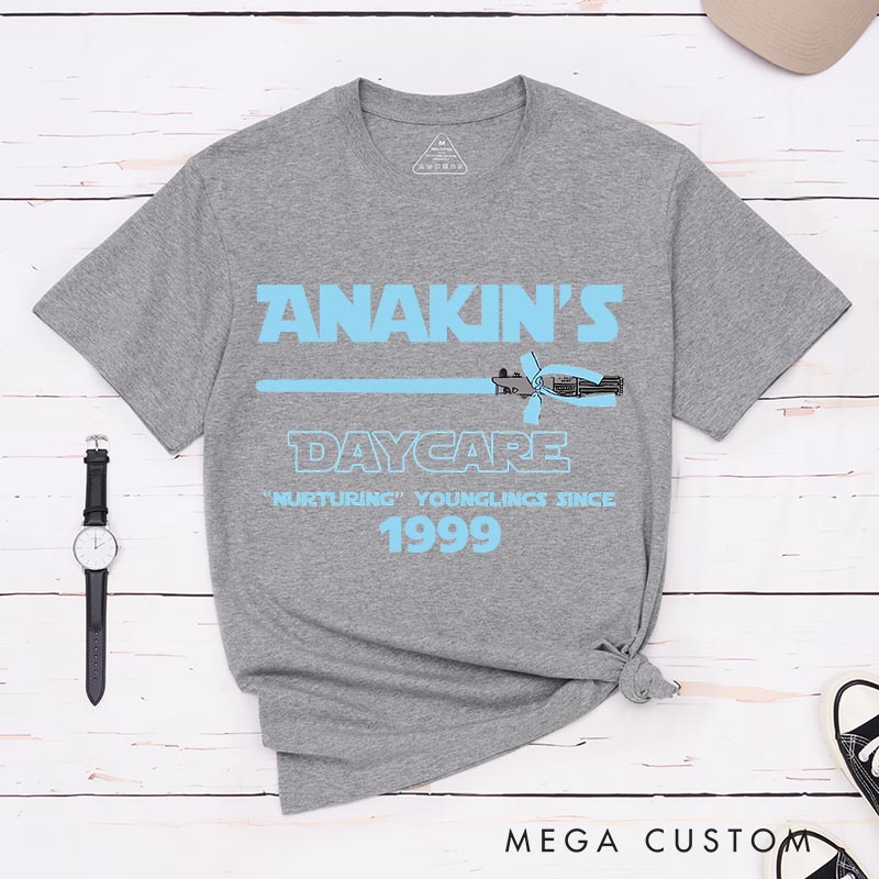 Personalized Day Care Classic T-Shirts Funny Geek Tshirt for Movie Lovers Birthday Gift