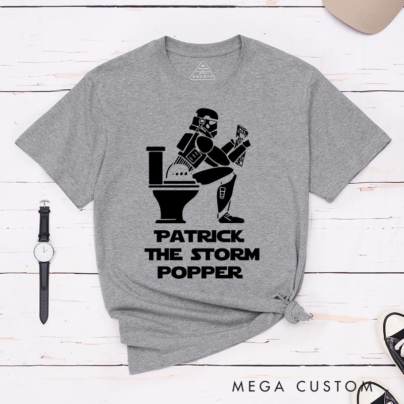 Personalized the Storm Popper Classic T-Shirts Funny Geek Tshirt for Movie Lovers