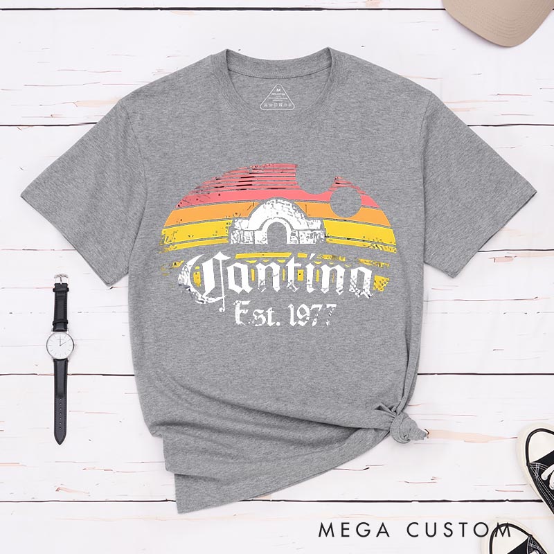 Personalized Galaxy Cantina Classic T-Shirts Funny Geek Tshirt for Movie Lovers