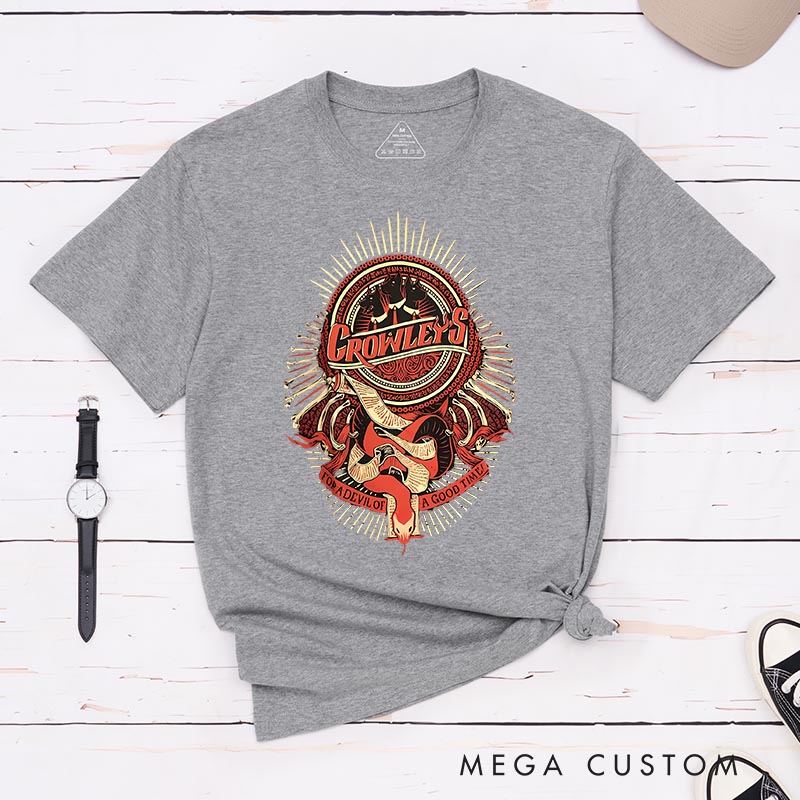 Personalized Winchester Crowleys TV Show Classic T-Shirts Ghost Hunter TV Series Movie Tshirt