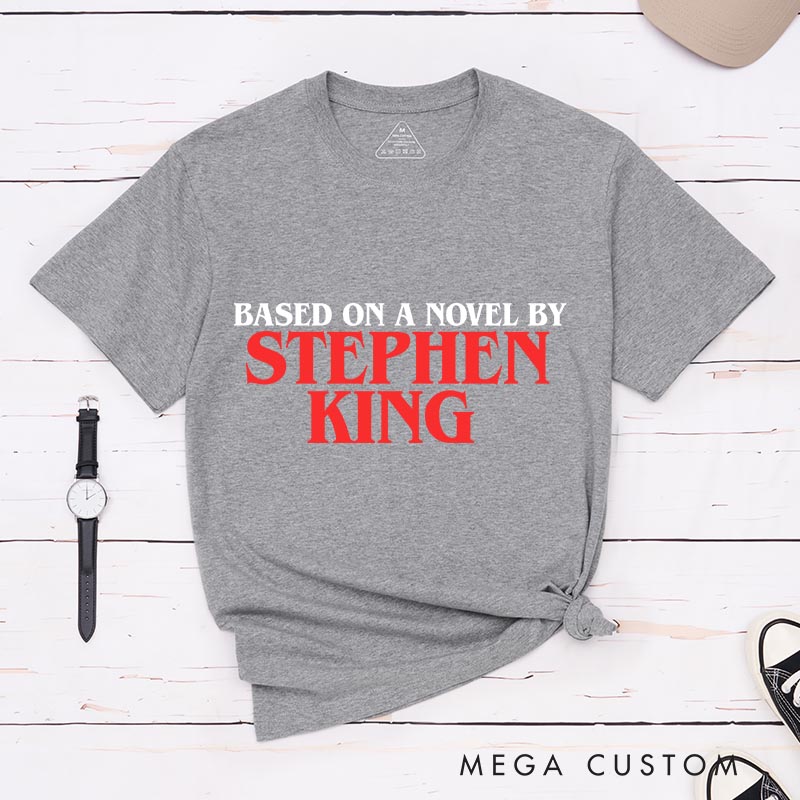 Personalized Based on a Novel by S Classic T-Shirts Horror Halloween Tshirt for Movie Book Lovers