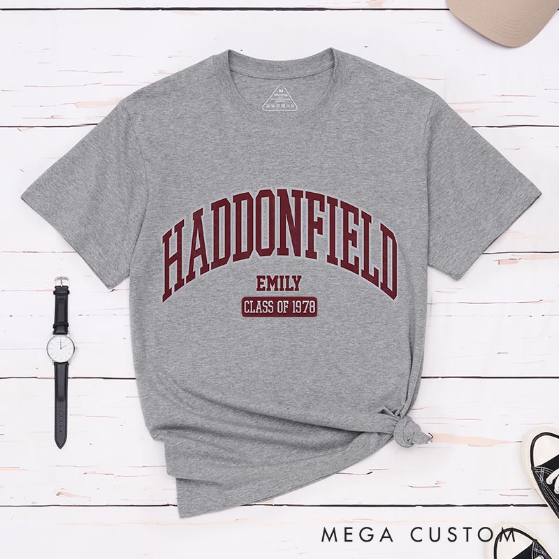 Personalized Haddonfeild Classic T-Shirts Horror Movie Tshirt 80s Halloween Movie Shirt