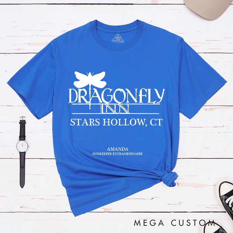 Personalized Dragonfly Lover Classic T-Shirts Movie Tshirt BFF Shirt Shirt for Her