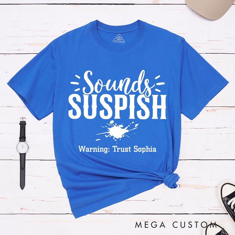 Personalized Sounds Suspish Horror Movie Classic T-Shirts Detective Movie Tshirt 80s Retro Movie Shirt for Her
