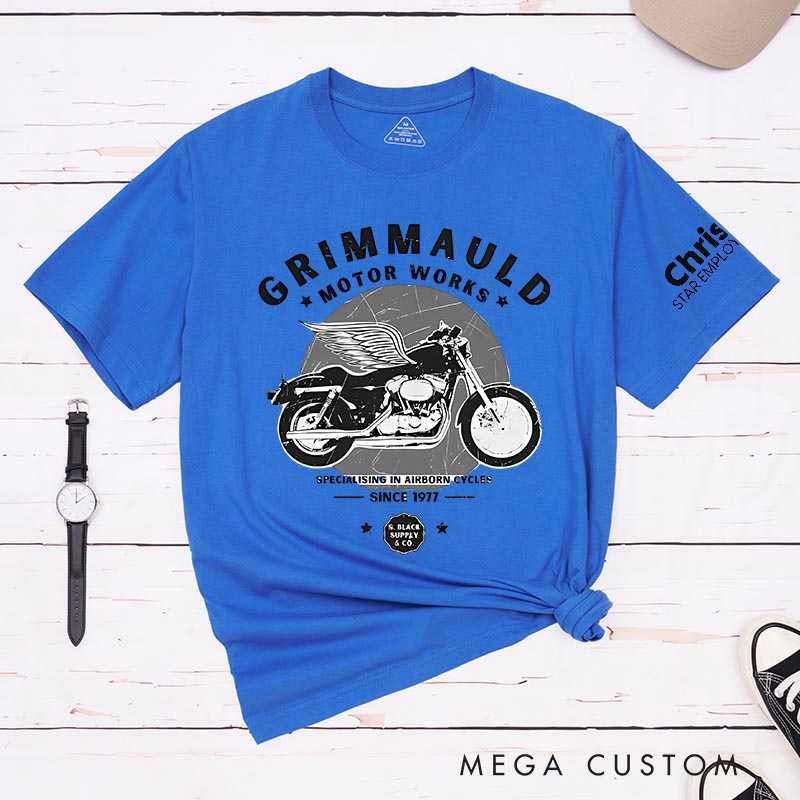 Personalized Motorcycle Magic Movie Classic T-Shirts Magic Movie and Book Tshirt for Film Lovers Book Worms