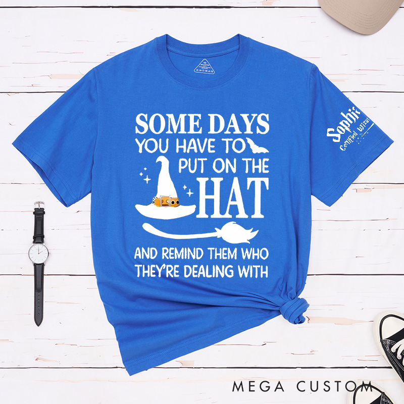 Personalized Put on the Hat Magic Movie Classic T-Shirts Magic Movie and Book Tshirt for Film Lovers Book Worms