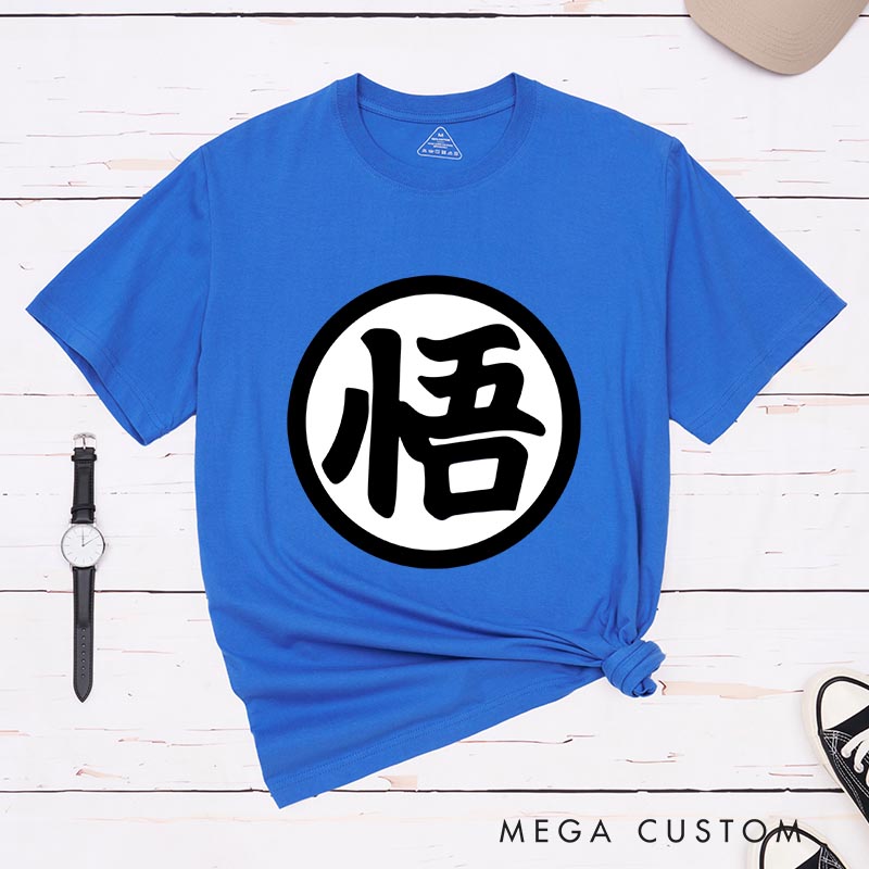 Personalized Retro Anime Sign Classic T-Shirts Japanese Manga Comic Tshirt for Anime Lovers