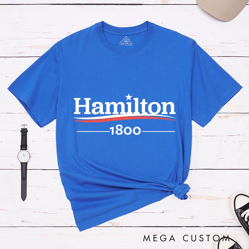 Personalized 1800 Revolution Classic T-Shirts for Musical Lover Tshirt Musical Fan Independence Day