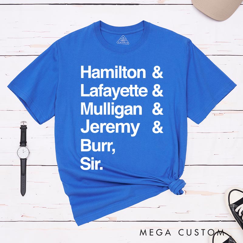 Personalized Musical Names Classic T-Shirts for Musical Lover Tshirt Musical Fan Independence Day