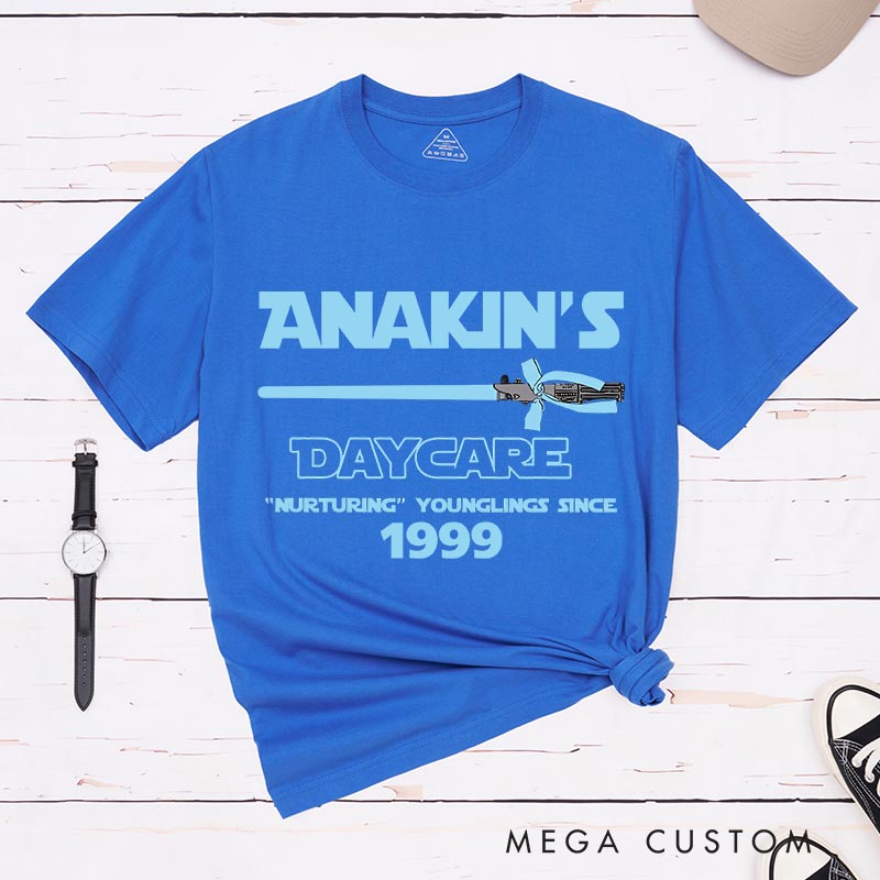 Personalized Day Care Classic T-Shirts Funny Geek Tshirt for Movie Lovers Birthday Gift