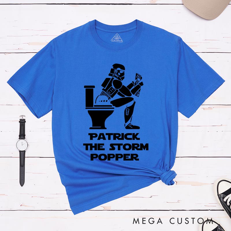 Personalized the Storm Popper Classic T-Shirts Funny Geek Tshirt for Movie Lovers