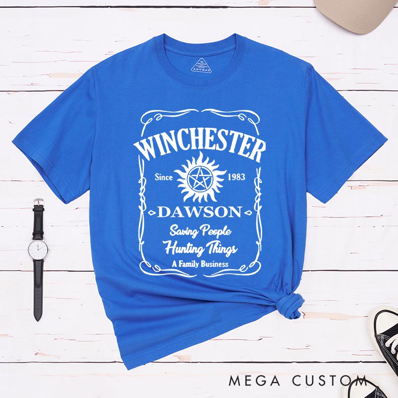 Personalized Winchester Family TV Show Classic T-Shirts Ghost Hunter TV Series Movie Tshirt