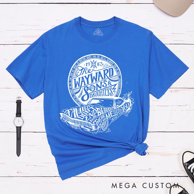 Personalized the Wayward Sons TV Show Classic T-Shirts Winchester Ghost Hunter TV Series Movie Tshirt