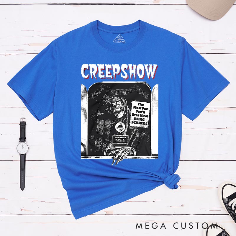 Personalized Creepy Show Classic T-Shirts Horror Movie Tshirt 80s Horror Movie Shirt