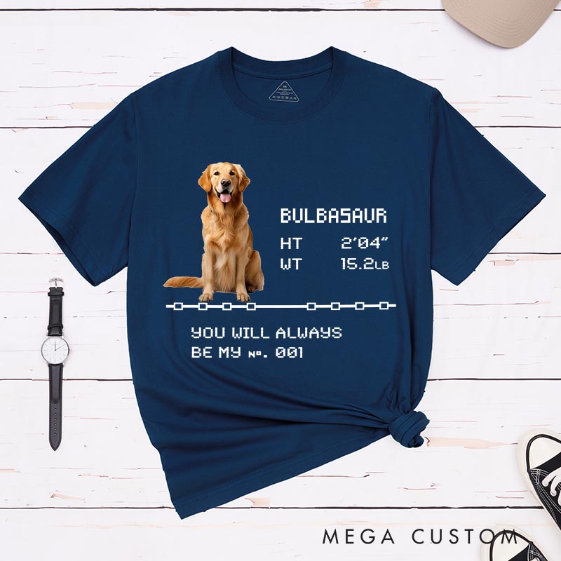 Personalized You are No.1 Classic T-Shirts for Dog Mom Dog Dad Gamers Anime Lovers Gaming Shirt Pet Lovers