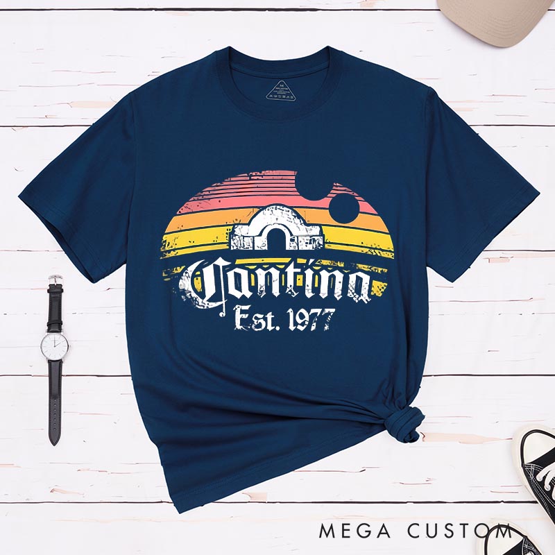 Personalized Galaxy Cantina Classic T-Shirts Funny Geek Tshirt for Movie Lovers