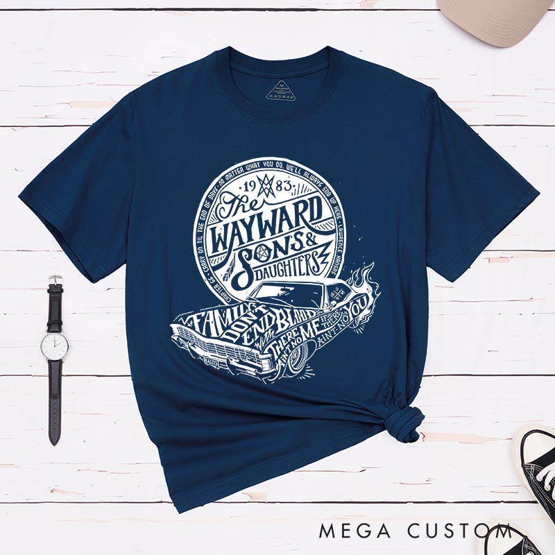 Personalized the Wayward Sons TV Show Classic T-Shirts Winchester Ghost Hunter TV Series Movie Tshirt