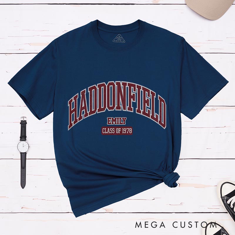 Personalized Haddonfeild Classic T-Shirts Horror Movie Tshirt 80s Halloween Movie Shirt