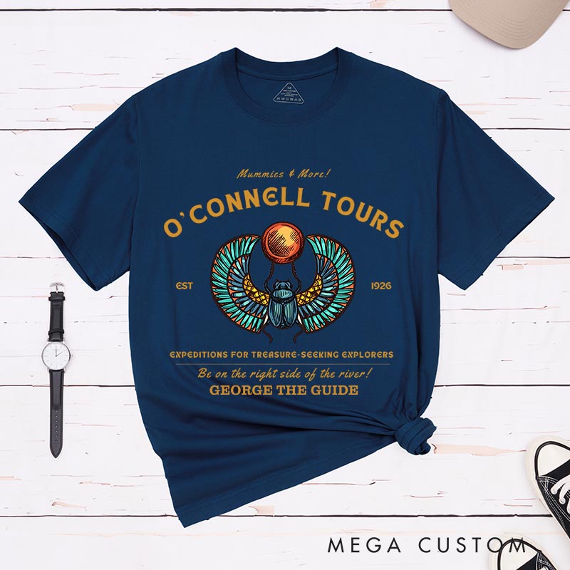 Personalized O'Connel Tours Classic T-Shirts Horror Movie Tshirt 80s Horror Movie Shirt
