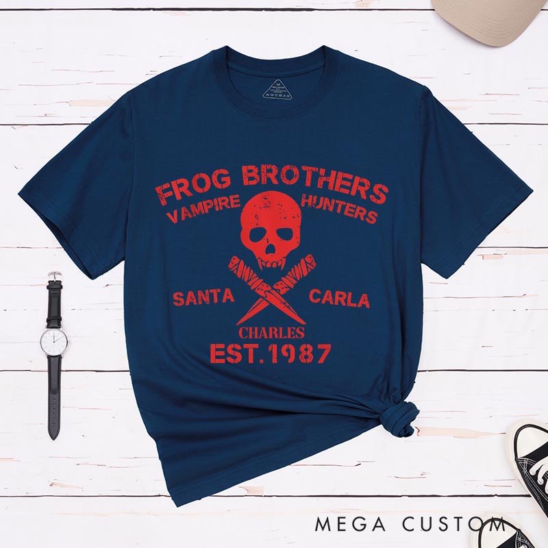 Personalized Vintage Frog Brothers Movie Classic T-Shirts Retro Halloween Film Fan Tshirt