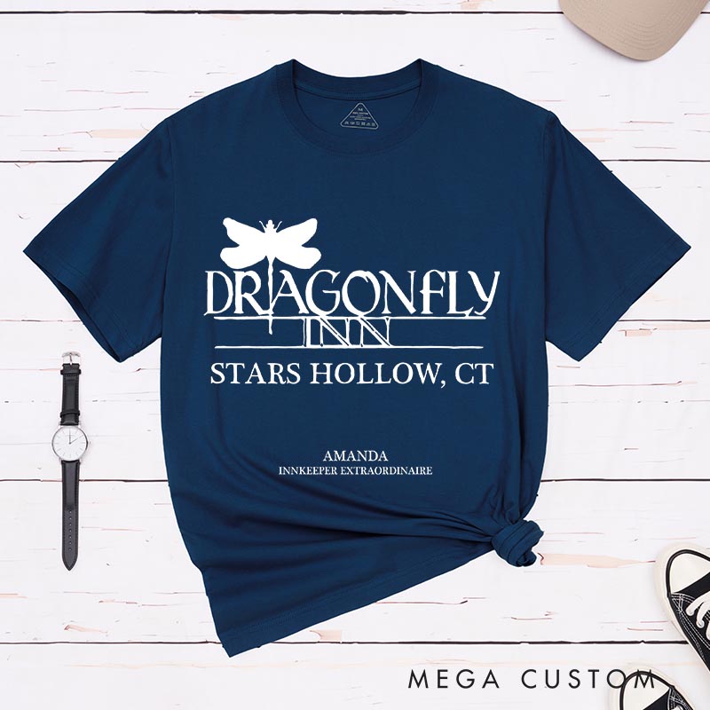 Personalized Dragonfly Lover Classic T-Shirts Movie Tshirt BFF Shirt Shirt for Her