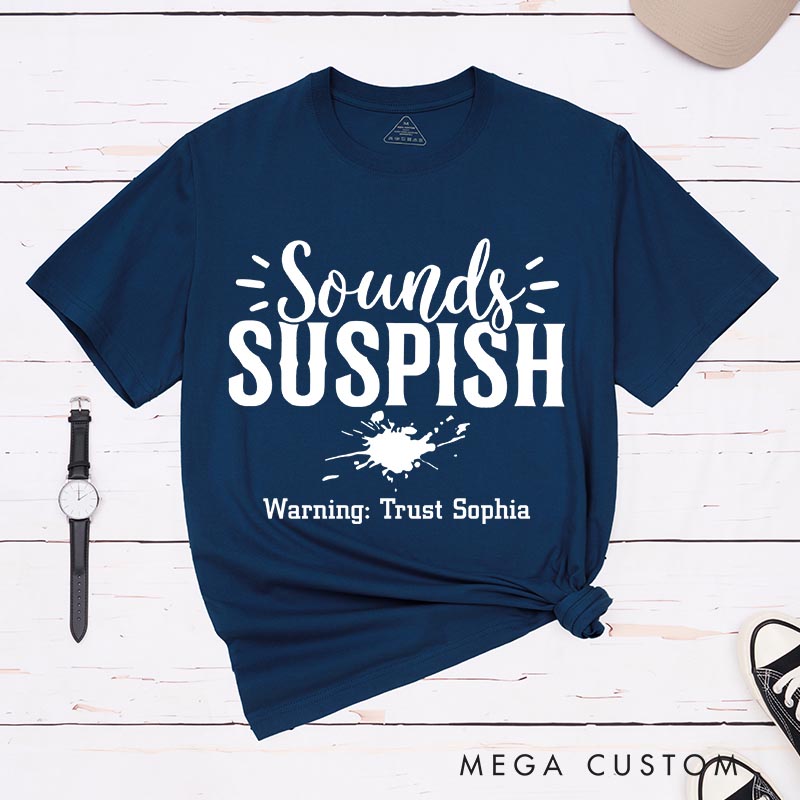Personalized Sounds Suspish Horror Movie Classic T-Shirts Detective Movie Tshirt 80s Retro Movie Shirt for Her