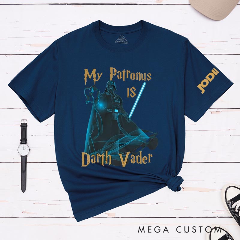 Personalized My Potronus is Death V Classic T-Shirts Galaxy Fantasy Nerdy Geek Tshirt for Movie Lovers