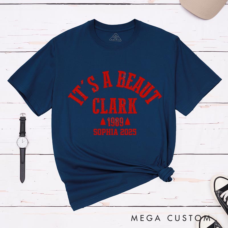 Personalized It’s a Beaut Clark Christmas Movie Classic T-Shirts Funny Holiday Tshirt Christmas Gift