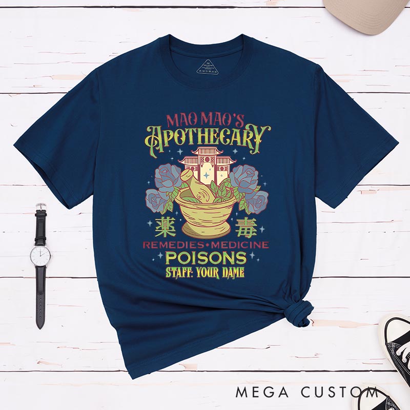 Personalized Apothecary Poisons Classic T-Shirts Japanese Kawaii Manga Comic Tshirt for Anime Lovers