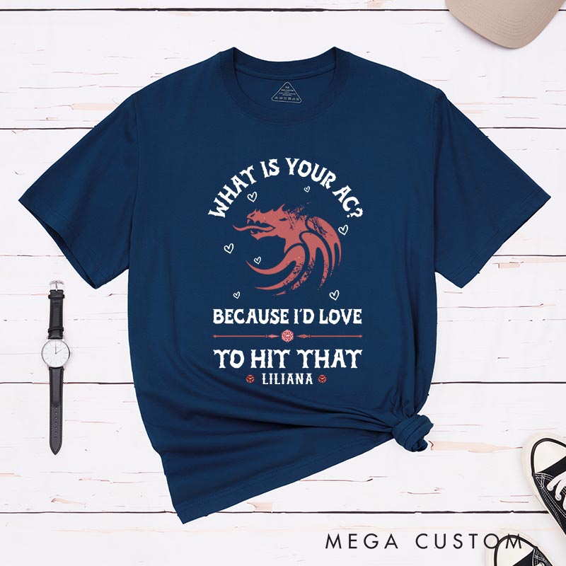 Personalized What is Your AC Couple Game Classic T-Shirts CRPG Video Game Tshirt Fantasy Game Shirt Valentine's Day