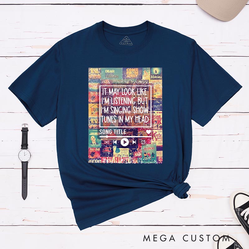 Personalized Musial Theatre Classic T-Shirts for Musical Lover Tshirt Song Title Shirt