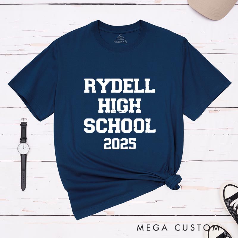 Personalized Rydell High School Classic T-Shirts for Movie Musical Lover Tshirt Musical Fan