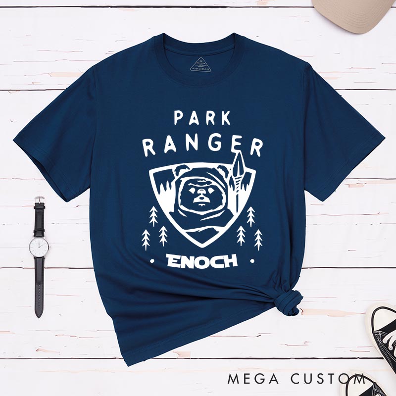 Personalized Park Ranger Galaxy Classic T-Shirts Geek Tshirt for Movie Lovers