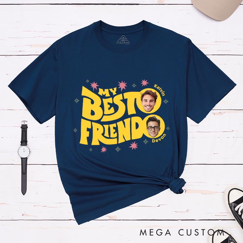 Personalized My Besto Friendo Classic T-Shirts Anime Tshirt for Anime Lovers Japanese Manga Fans for Friends and Family