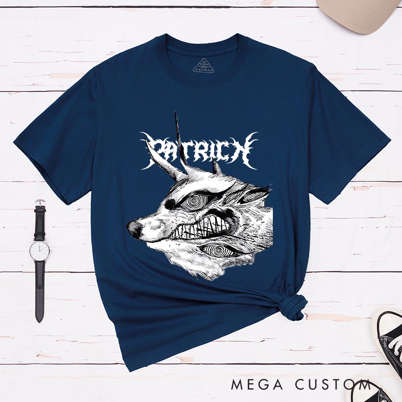 Personalized Chain Saw Dog Anime Classic T-Shirts Japanese Manga Comic Tshirt for Anime Lovers