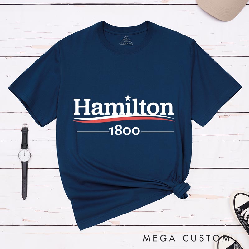 Personalized 1800 Revolution Classic T-Shirts for Musical Lover Tshirt Musical Fan Independence Day