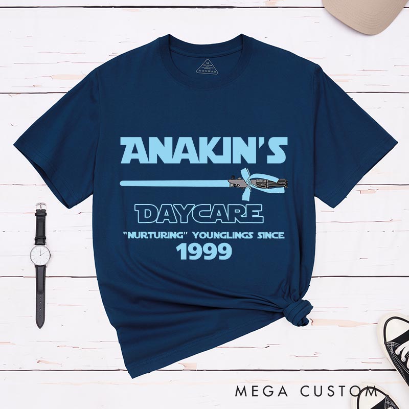 Personalized Day Care Classic T-Shirts Funny Geek Tshirt for Movie Lovers Birthday Gift