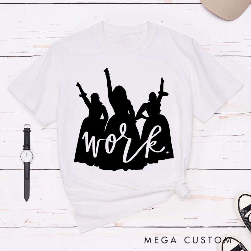Personalized Work Ladies Musical Classic T-Shirts for Musical Lover Tshirt Musical Fan Independence Day