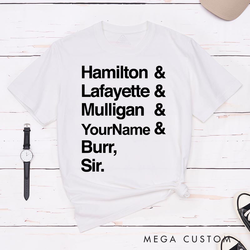 Personalized Musical Names Classic T-Shirts for Musical Lover Tshirt Musical Fan Independence Day