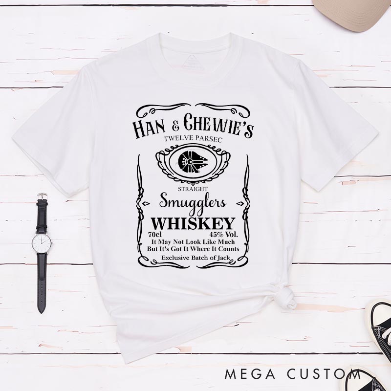 Personalized Smuggler Whiskey Classic T-Shirts Funny Geek Tshirt for Movie Lovers