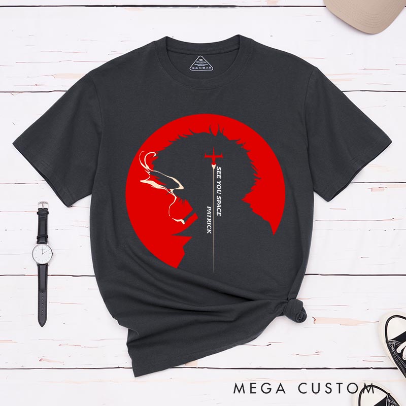Personalized 90s Anime See You Cowboy Classic T-Shirts Japanese Manga Tshirt for Anime Lovers
