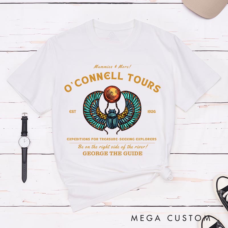 Personalized O'Connel Tours Classic T-Shirts Horror Movie Tshirt 80s Horror Movie Shirt