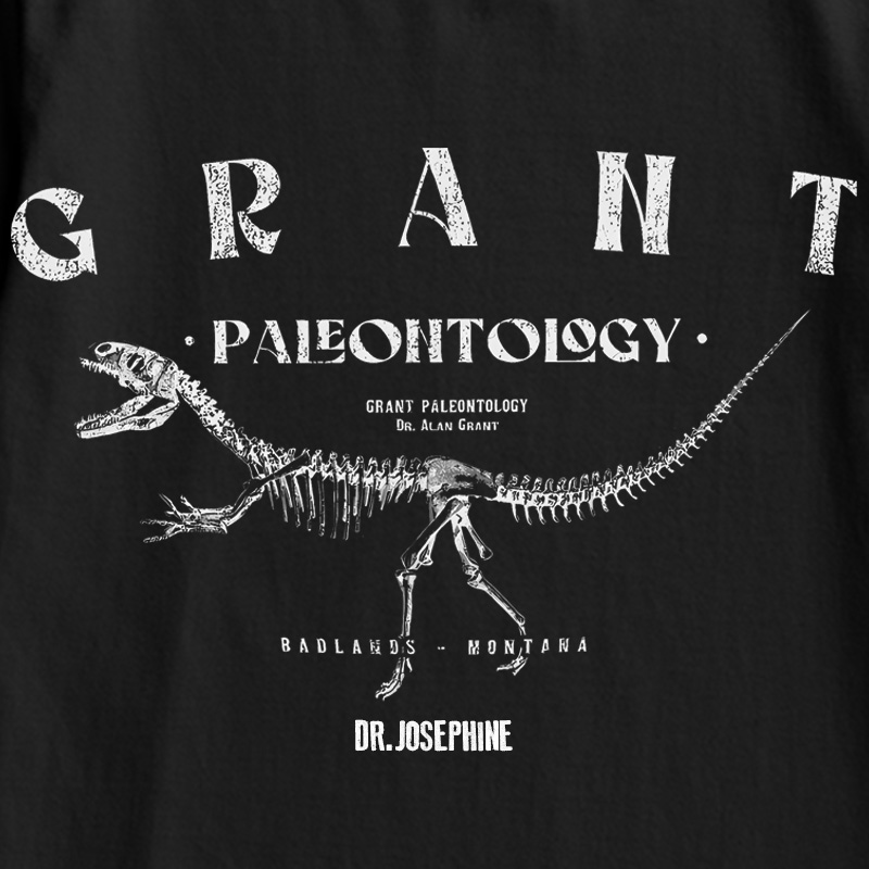 Personalized Grant Paleontology Movie Classic T-Shirts Dinosaur Tshirt for Movie Lovers 90s National Park