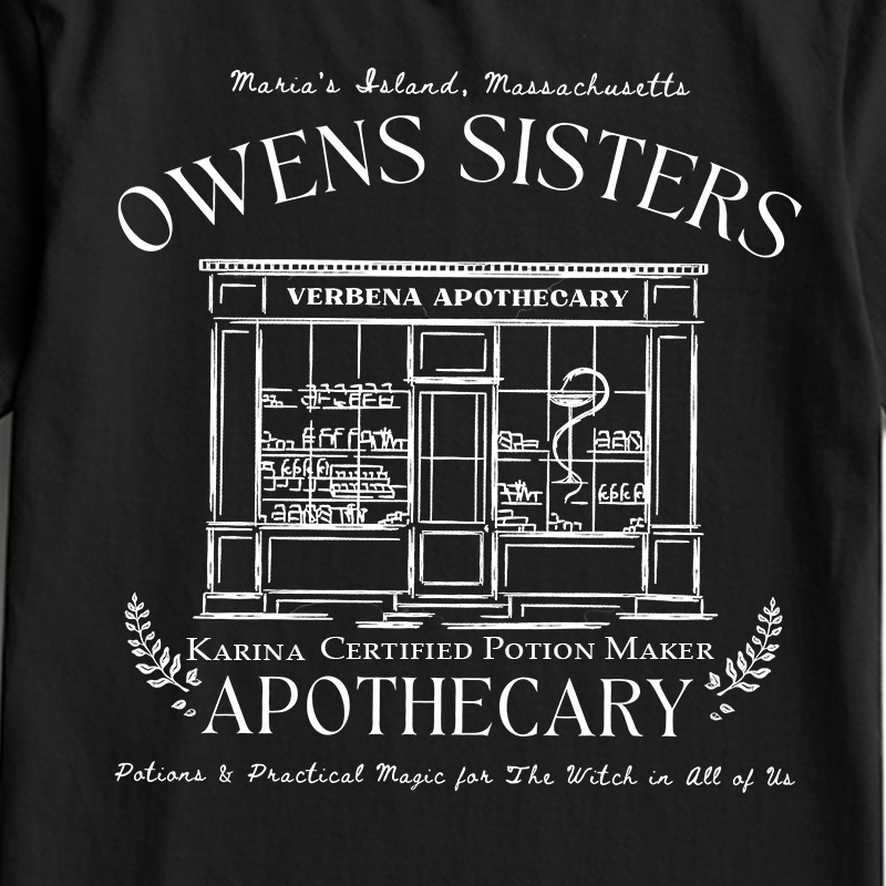 Personalized Apothecary Shop Classic T-Shirts Magic Movie Tshirt Film Fan Shirt for Her
