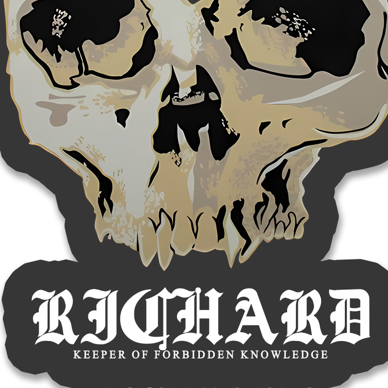Personalized Madman's Knowledge Gothic Game Fridge Magnets Video Game Magnets Nightmare Hunter Fridge Decal Halloween