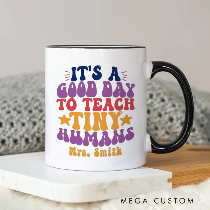 Personalized Teachers Mug Teach Love Inspire Motivate Educate Mug Gift for Teachers