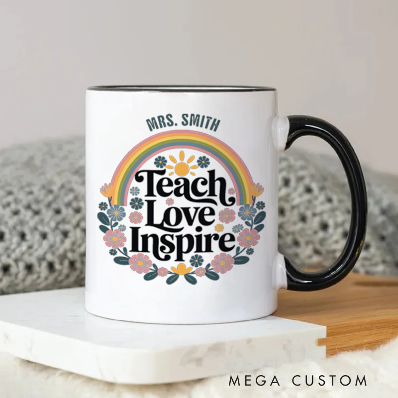 Personalized Teacher Mug Teaching Is My Cardio Creative and Energetic Gift for Inspiring Teachers