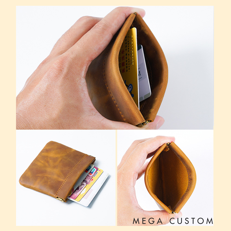 Personalized Leather Wallet for Nurse Custom Engraved Card Holder Pouch Coin Purse Travel Jewelry Pouch Medical Staff Gift