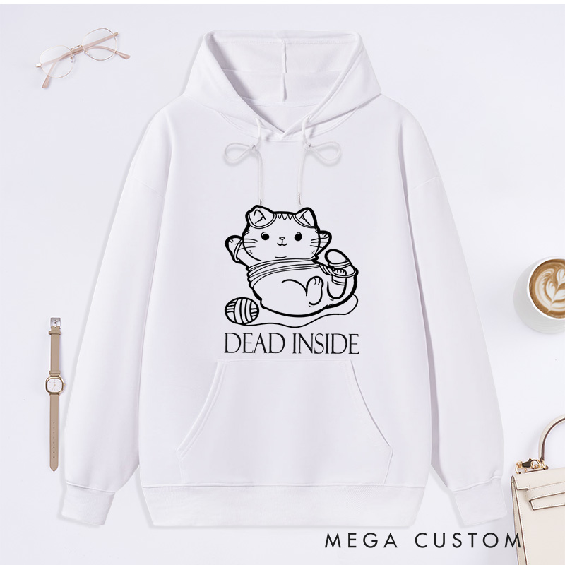 Personalized Cat And Yarn Knit Classic Hoodies Knitting Gift Knitter Gift Love To Knit Love Knitting Knit Lover