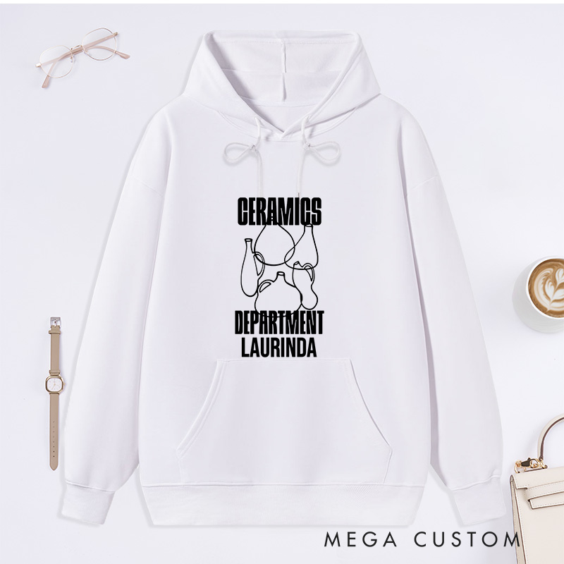 Personalized Ceramics Classic Hoodies Pottery Hoodies Ceramics Gift for Potter Pottery Gift